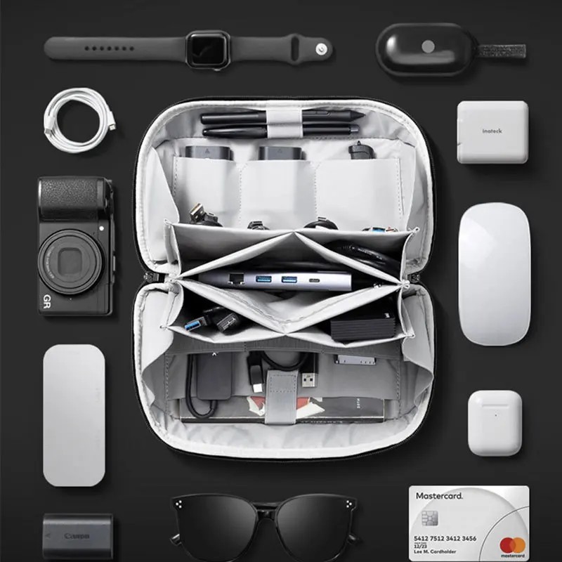 Travel Accessories Organizer Bag - Bolsa multifuncional para acessórios digitais, versão