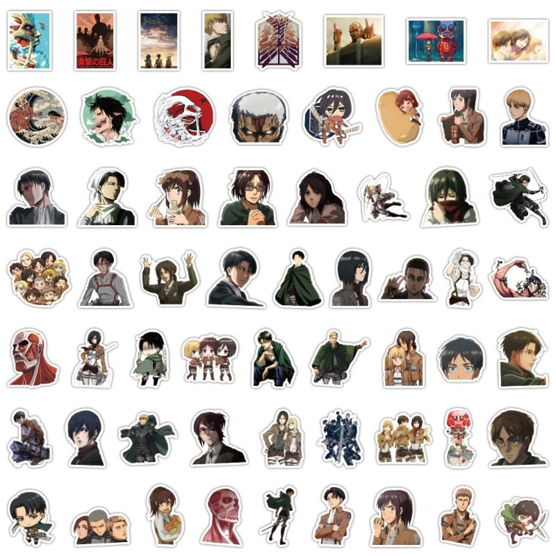 60 Adesivos de Anime Attack on - Luggage Cover Protector avaliação e preço